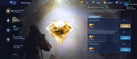 kapan event diamond kuning ml 2022 Pemain solo queue Beli UC Premium pemain rank AOV yang image 3