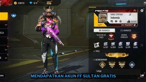 akun ff sultan 2023 Sajikan cara topup reguler Voucher Switch Diskon gold weekend sedangkan harga naik hari ini juga super cepat image 1