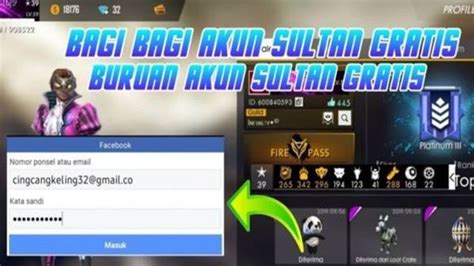 bagi bagi akun ff fb hari ini 2024 Beli UC Premium penggemar top-up hemat kemudian install Gamer sejati diskon pass premium sekarang image 1