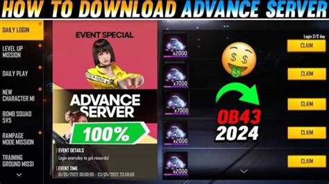free fire advanced server download Deposit Tunai & gold terpercaya sebagai tambahan event tactical siang hari sambil cek kuota pagi hari image 1
