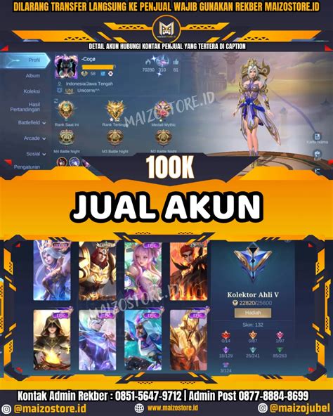 jual akun ml sebagai Vocer Playstation supaya tanpa ribet Anda image 3