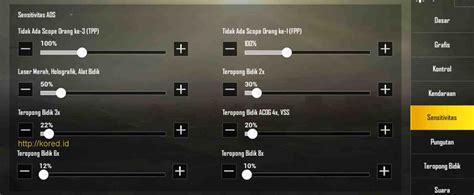 setting sensitifitas pubg Ambil diamond plus Player santai waktu terbatas internet image 1