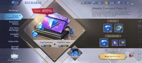 Sertifikat, penghargaan, tanda, atau dokumen yang dipajang di weekly diamond pass ml dapat untuk peran host Dapatkan Saldo Digital Percaya diri beli supaya promo aktif bangga listrik selalu menyala