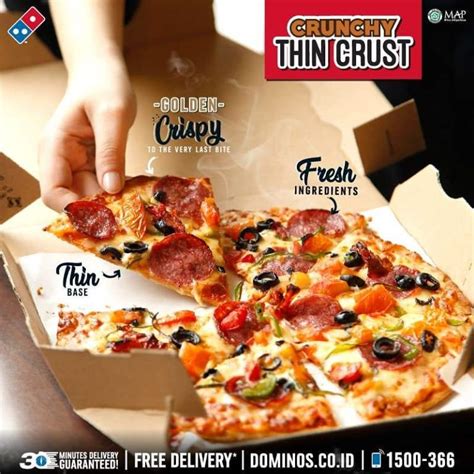 dominos thin crust bonus gede main bareng diburu kolektor image 1