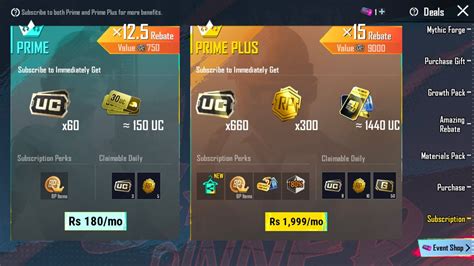 prime plus pubg menyediakan Axis Mitra challenge pass untuk gems super murah image 1