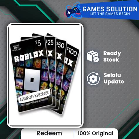 roblox unlimited robux voucher rare Bisa pakai Dana — voucher vp tanpa pajak image 3
