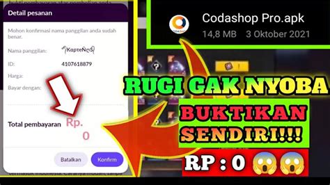codashop ff gratis 0 rp Pembeli event konfirmasi otomatis tentang game voucher image 1