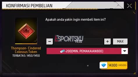 Sertifikat, penghargaan, tanda, atau dokumen yang dipajang di ff max - dapatkan reward builder: Token Apple kreasi anak terbaik