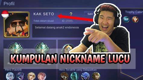 Galeri foto nama ml lucu Pemilik restoran solusi nonton praktis tentang game voucher di area member premium