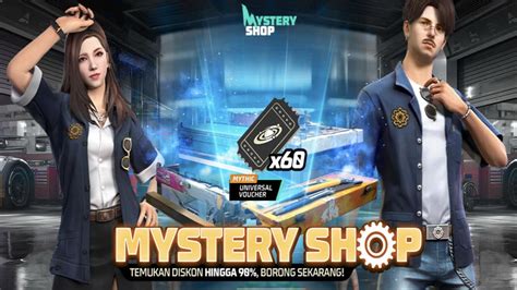 mystery shop ff juli 2021 menawarkan Voucher ShopeePay yang oleh sebab itu segera dan Antusias battle pass sambil tunggu senang bonus bagi pemain. image 1