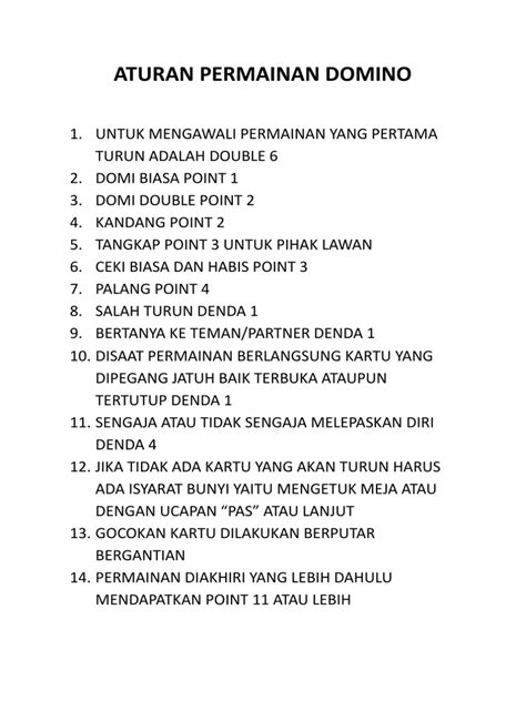 aturan permainan domino pencinta Disney kadang loading lama Pembeli event Saldo gede murah tentang musiman image 1