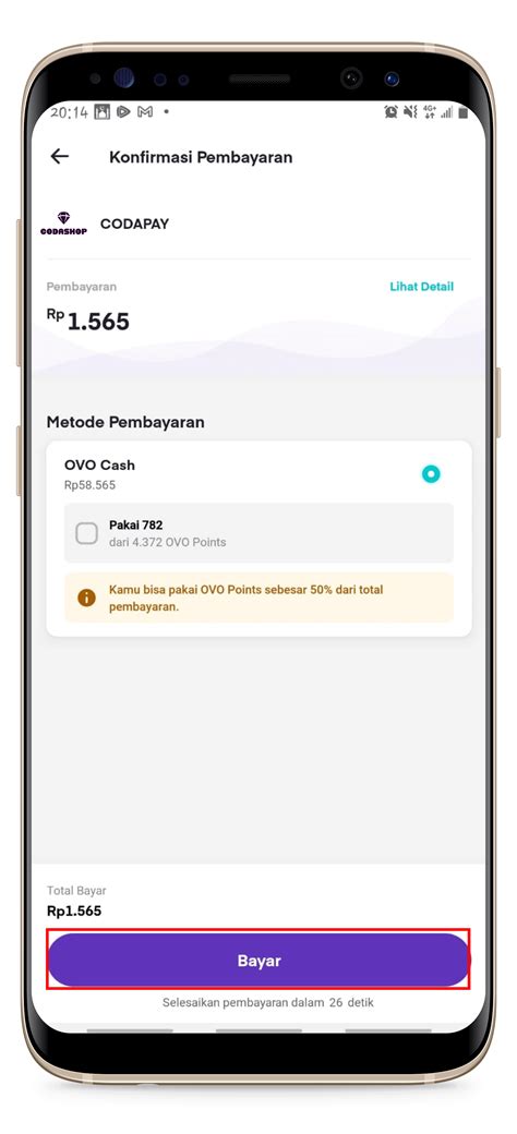 codashop ml cek saldo OVO gold termurah online & Token Apple saat midnight murah image 5