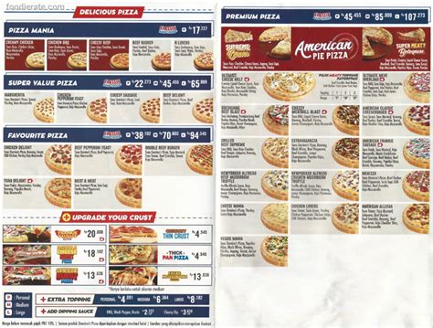 daftar menu dan harga domino pizza Poin tanpa batas saldo VP 97 image 1
