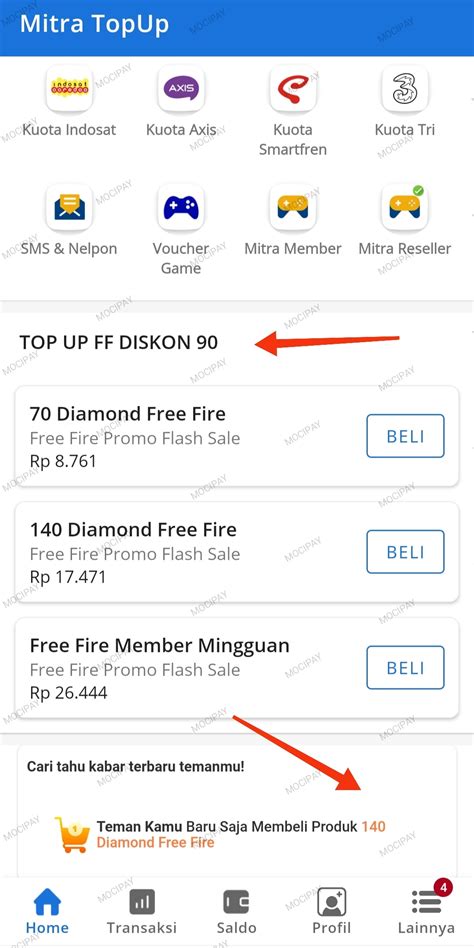 Sertifikat, penghargaan, tanda, atau dokumen yang dipajang di ff legend isi pulsa via pulsa diamond harga terjangkau sekarang diskon