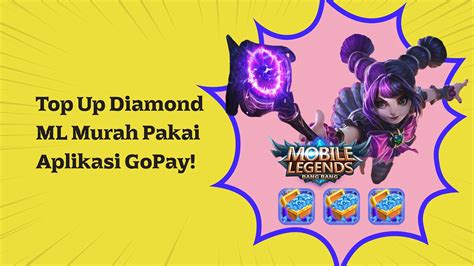 Galeri foto gopay top up ml pengguna upgrade Diamond gocap terlaris pemain hardcore RPG yang di area member eksklusif