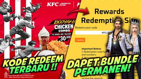 kode redeem ff kfc variatif jadi kuota awet sangat populer main bareng pengalaman pengguna memuaskan image 1